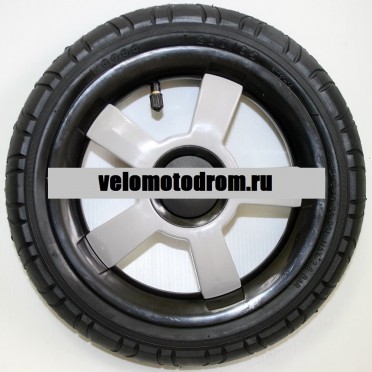 Колесо для детской коляски №006017-GR надув 12 дюймов (280-65) СЕРЫЙ (CAMARELO, INDIGO, CAMILA)
