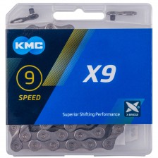 Цепь KMC X9, 9 скоростей, 116L